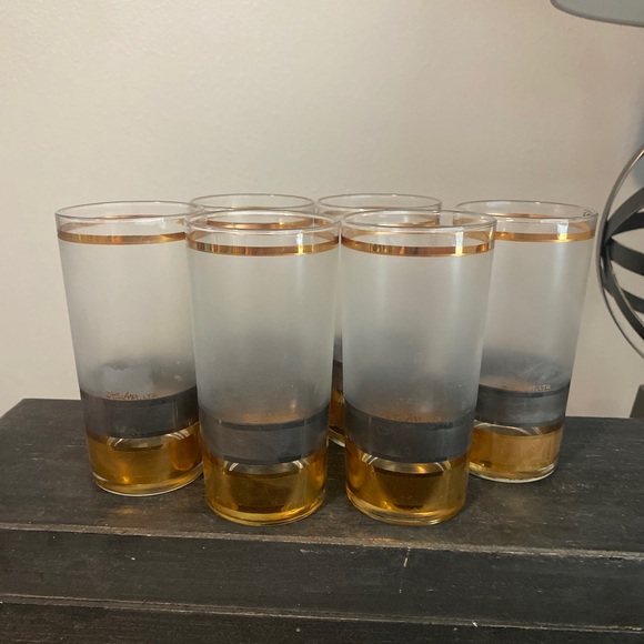 Vintage Culiver Ltd Glasses Set of 6